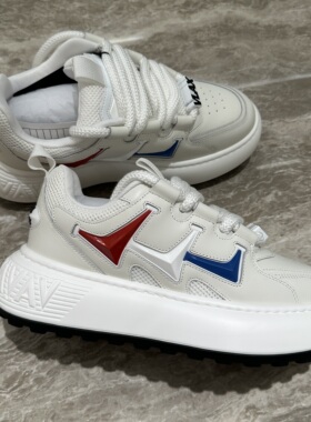 Chishaluo 25秋冬新款 男士时尚字母系带厚底休闲鞋 VL05159D05F