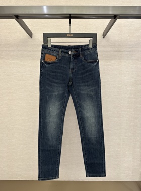 John Richmond 鼎锋秋冬推荐 男士后口袋印花牛仔裤JUGBAN136803