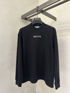 字母刺绣半高领长袖 DEGAIA 时尚 男士 卫衣DUHBAT191257 25秋冬新款
