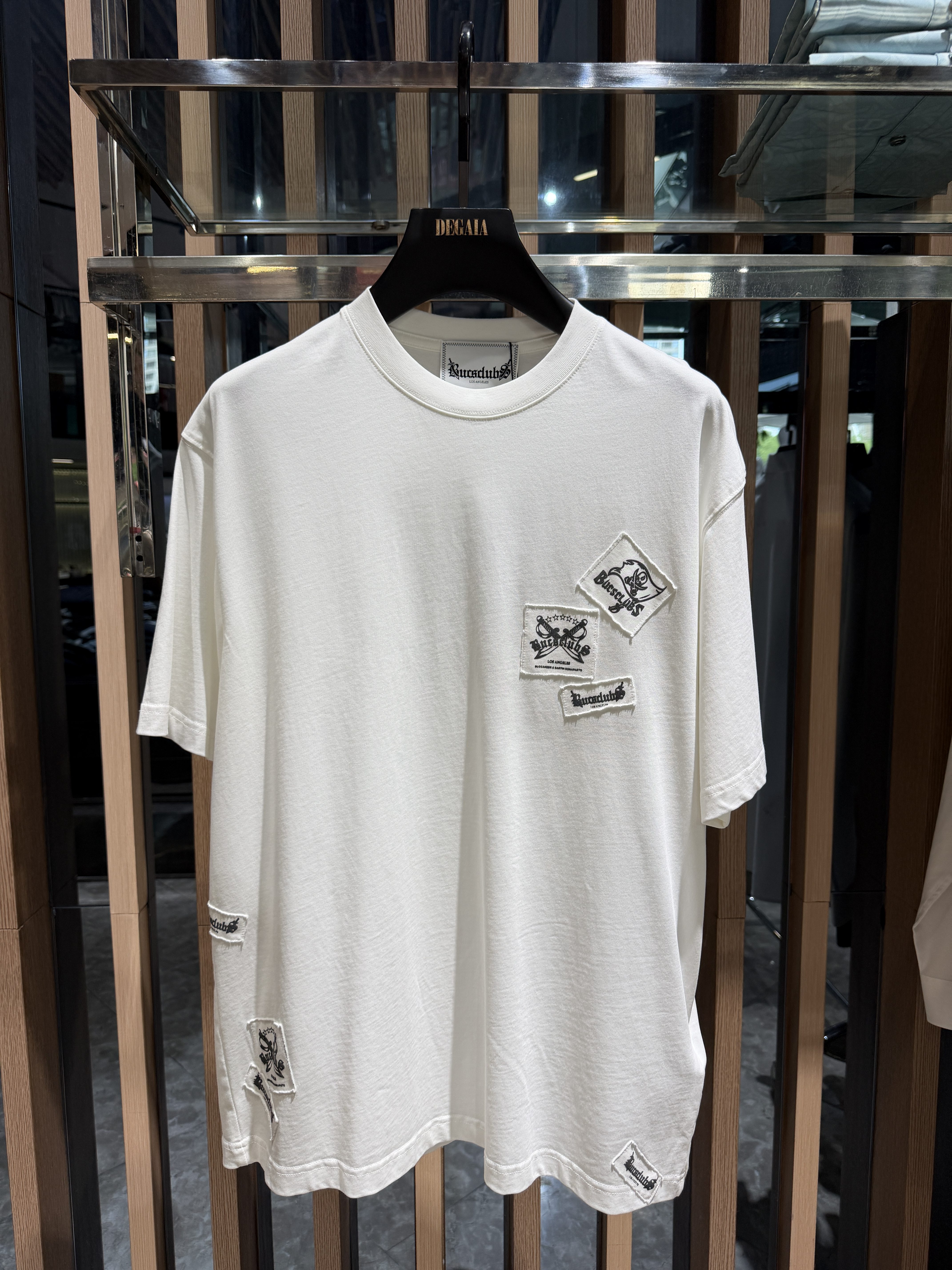 Dartin Bonaparto男装26夏季新款短袖T恤标签装饰上衣SDJ2605708