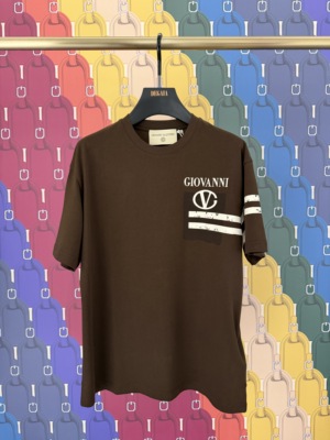 Giovanni Valentino 26春夏新款 男士字母印花短袖T恤VT62860109
