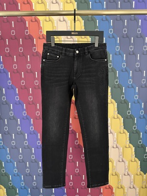 DEGAIA 鼎锋秋冬推荐 男士时尚字母印花水洗牛仔裤 DUFBAN081020