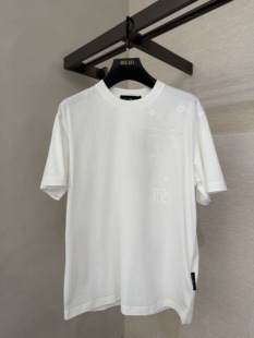 John Richmond 26春夏新款 男士字母花卉短袖T恤 JUIAAT200326