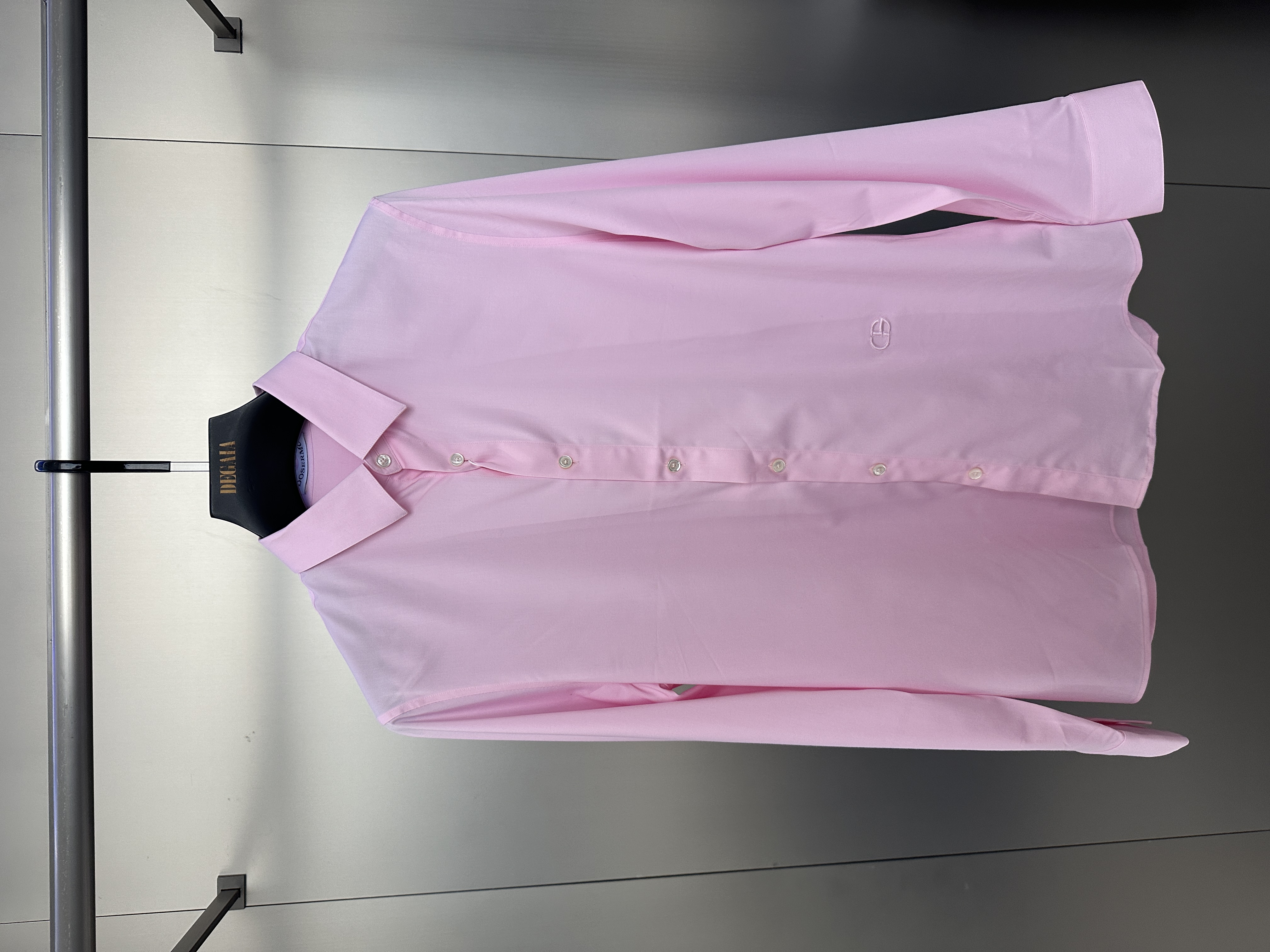 DOSERMO 鼎锋秋冬推荐 男士下摆logo刺绣翻领休闲衬衫 660143001