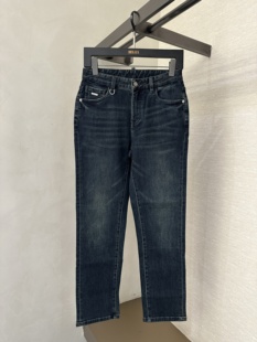 饰牛仔裤 DEGAIA 后口袋金属标签装 男士 DUHBAN121565 25秋冬新款