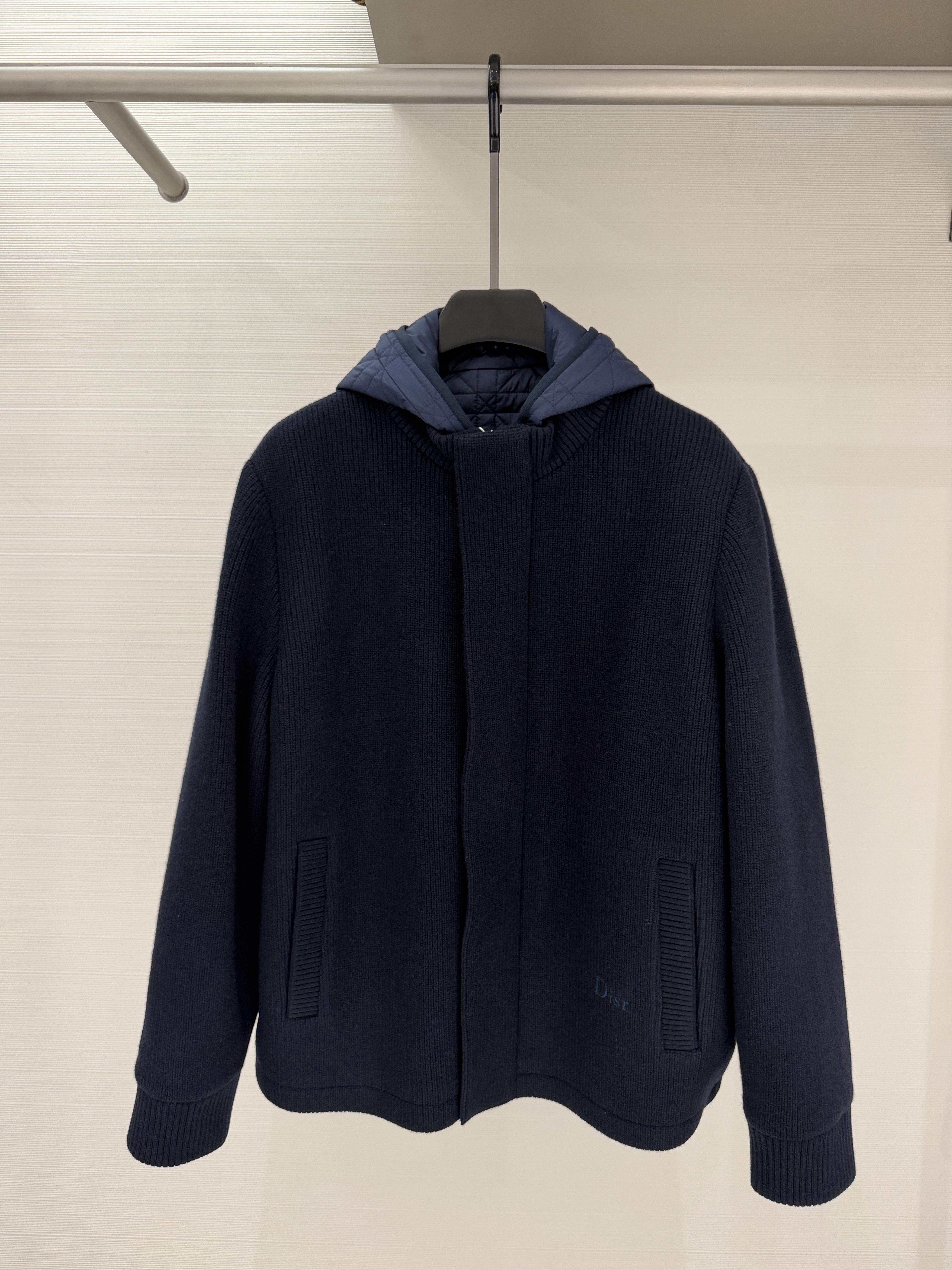 DOSERMO男装26秋冬新款针织休闲服可拆卸两件连帽外套662263179