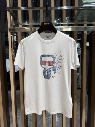 Karl Lagerfeld男装26夏季新款时尚印花短袖T恤休闲1K1G30602091