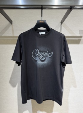 DEGAIA 26春夏新款 男士时尚字母印花休闲圆领T恤 DUIAAT200038