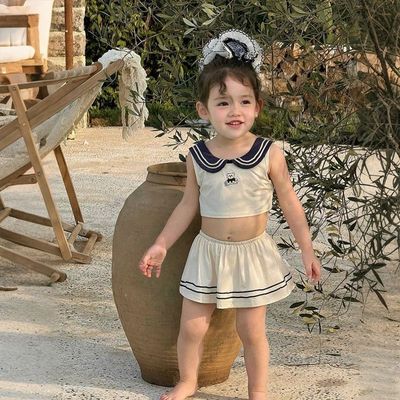 女童游泳衣小公主风可爱多巴胺甜