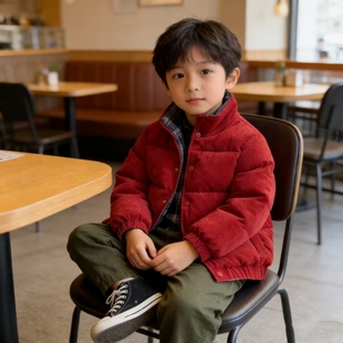 男童外套2026新款今年流行爆款超好看冬装潮帅气时髦儿童韩版洋气