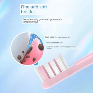 适配TFLASH同诗扫振电动牙刷头u2/u2pro缓震包胶替换牙刷头