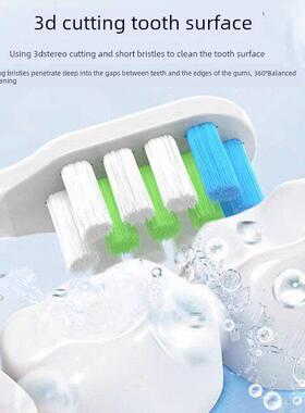 适配拜尔G1电动牙刷头BAIR/G201/X3/小白001S/A8/supins替换头