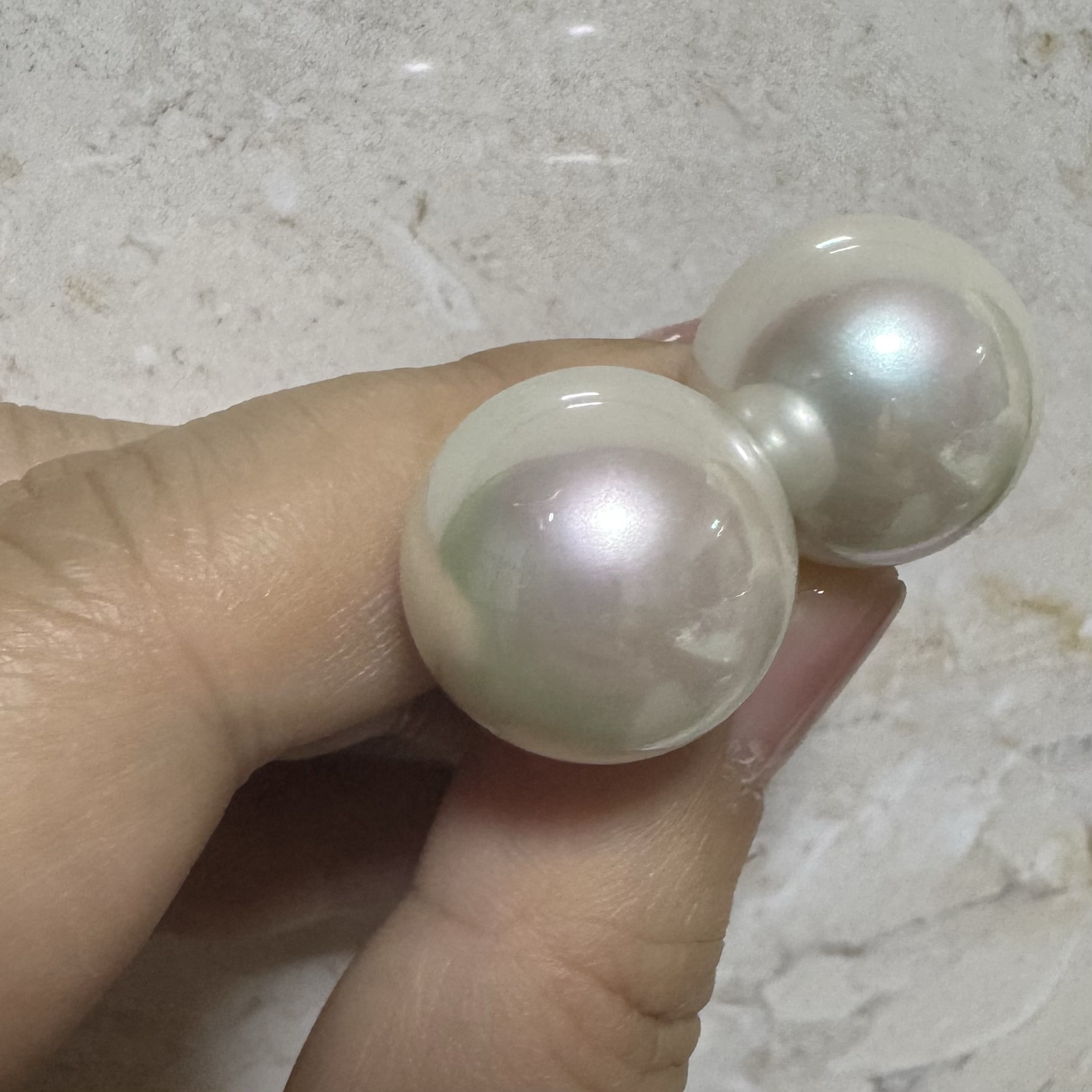 现货西班牙耳钉18mm正圆高亮微瑕925银高露同款五彩伴彩M家平替