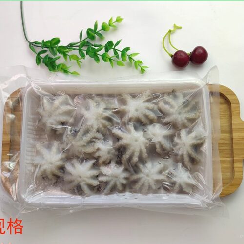 大连海鲜乌贼爆头迷你冷冻八爪鱼