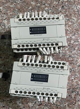 PLC扩展模块FP-X0 E24T-F 拆机2个 成色不