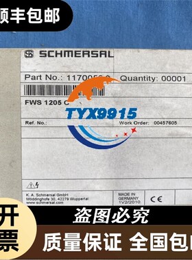 施迈赛SCHMERSAL安全静态监视控制器FWS 1205C继电器1170056