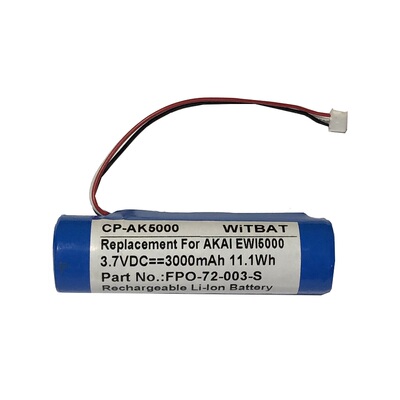 适用雅佳 AKAI EWI 5000电吹管电池FPO-72-003-S
