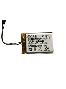 适用峰力Phonak ComPilot II助听器电池AE482539P