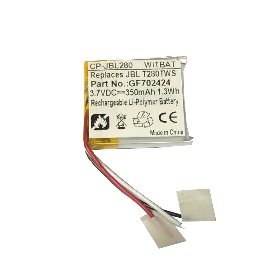 适用jbl t280tws蓝牙耳机充电盒电池