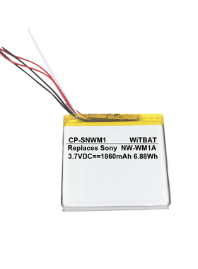 适用索尼Walkman DMP-Z1 MP3电池LIS1626HNPC