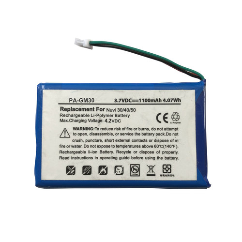 适用佳明Garmin Nuvi 30 Nuvi 40 GPS电池361-00035-01