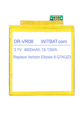 适用Verizon Ellipsis 8 QTAQZ3平板电池