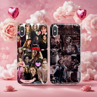 哈利波特适用苹果15iphone13防摔14pro手机壳明星华为OPPO Find N3小米14 Ultra保护壳Emma Watson赫敏格兰杰