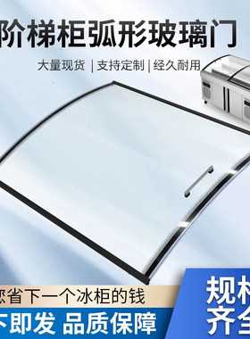 阶梯柜冰台展示柜烧烤海鲜冷藏柜凉菜柜水果捞保鲜柜圆弧形玻璃门