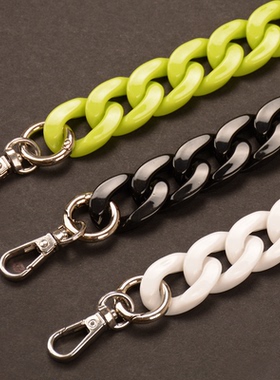 匠心手工坊亚克力链条 高亮实色DIY包包延长单肩手提斜挎带腋下包