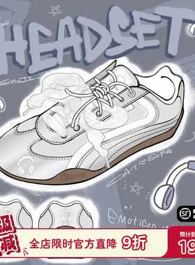 猫与沙发/赛车鞋银色休闲运动低帮薄底德训鞋子网面透气滑板鞋子