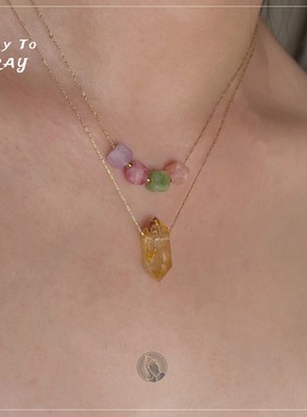 PRAY独家｜「流光祈愿」四神守护天然水晶多宝项链财财事业爱情