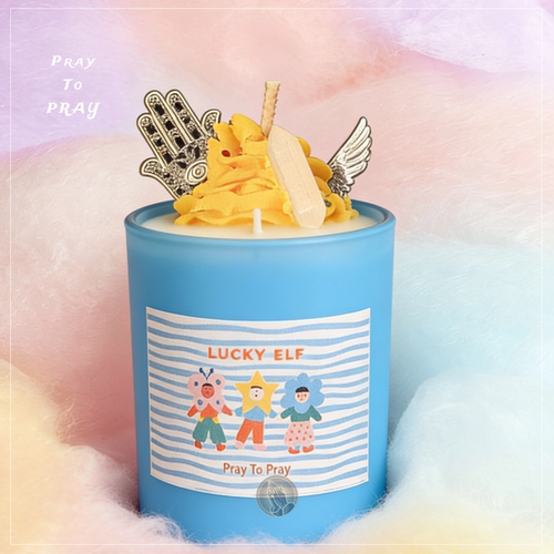 独家！lucky elf「精灵蜜罐」进口配方幸运福祉蜡烛香薰许愿