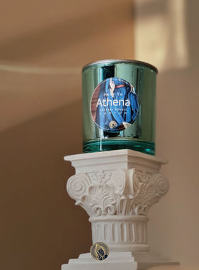 PRAY诸神系列蜡烛智慧雅典娜水晶天然精油花香小众氛围香薰