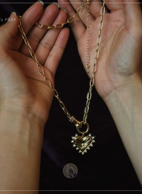 「偷心贼」打开某人心扉爱情人际关系显化项链能量吊坠