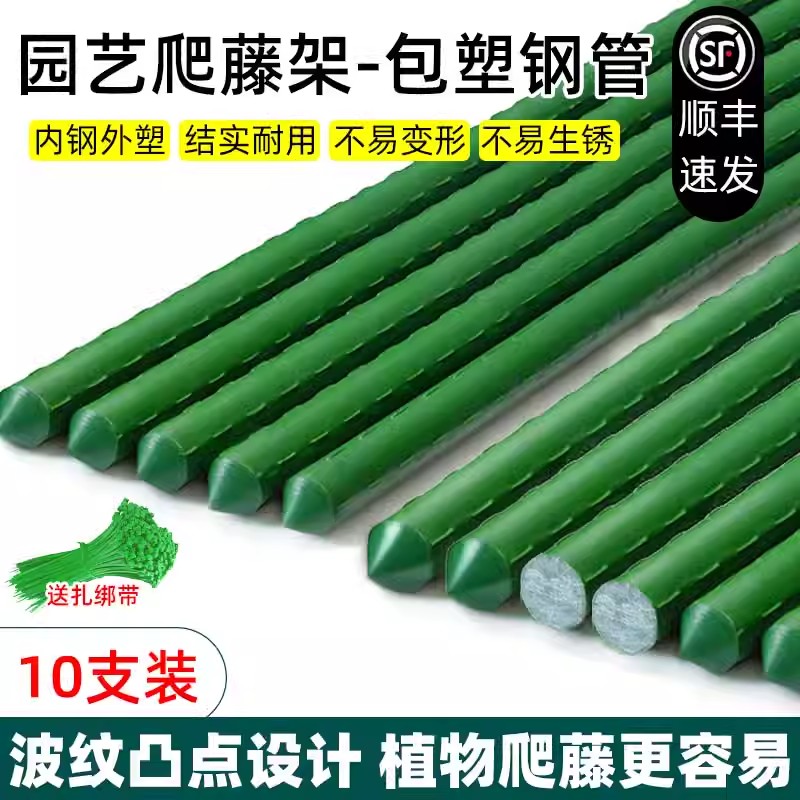 黄瓜爬藤架花架葡萄月季四季豆角西红柿固定杆植物支撑种菜架菜杆