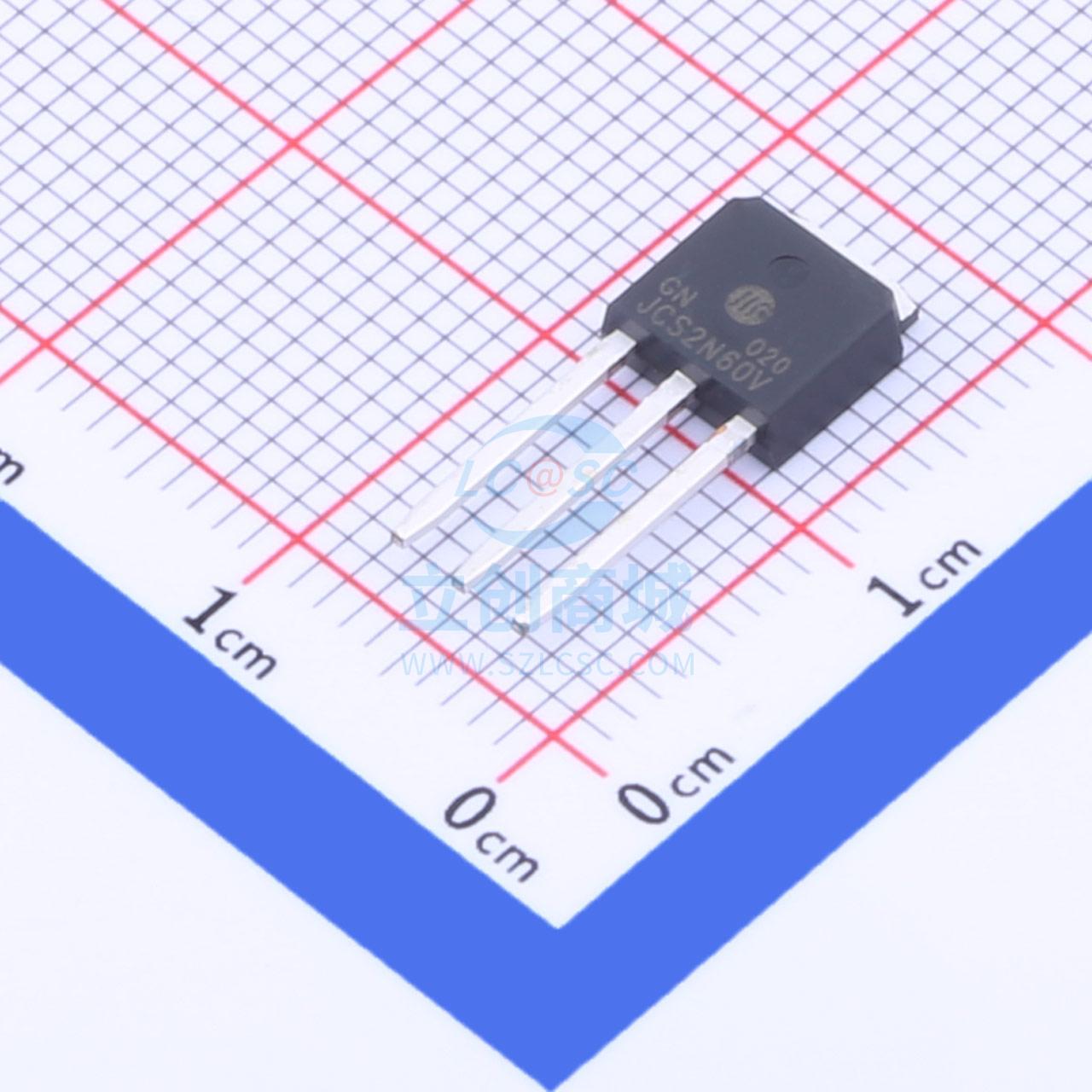 场效应管(MOSFET) JCS2N60V IPAK