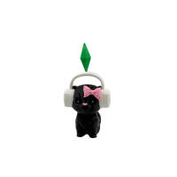 The Sims Cat shaking head headphones Cat desktop cute pet Funny Decorative item gift thumbnail 6