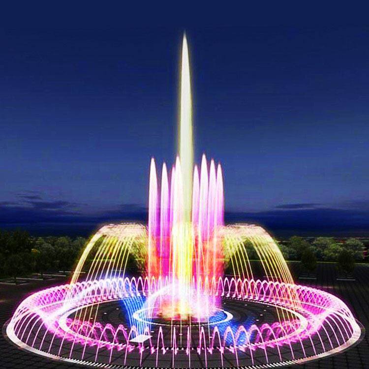 广场花园小区园林景观水景设计施工 不锈钢 成套程控音乐喷泉设备