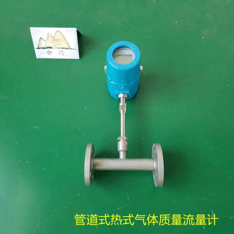 江苏金岭仪表 插入式管道式热式气体质量流量计 管道插入式流量计
