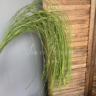 仿真垂柳柳树枝塑料仿真绿植柳叶植物藤条假花壁挂吊顶装饰壁挂