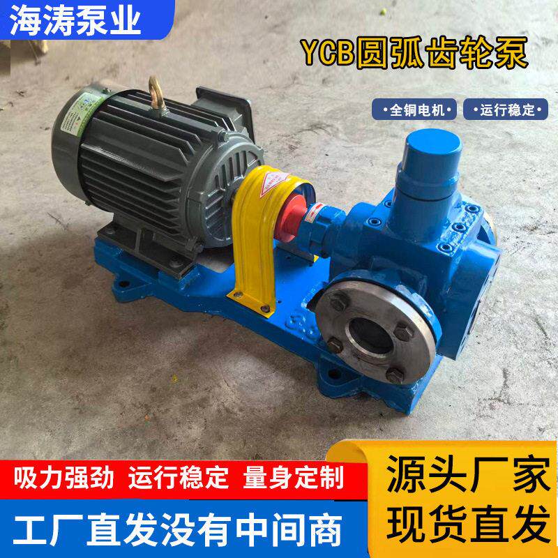 Y铸铁圆弧齿CMAGA-102轮泵Bycb系列型圆动弧润滑油电泵齿轮油泵