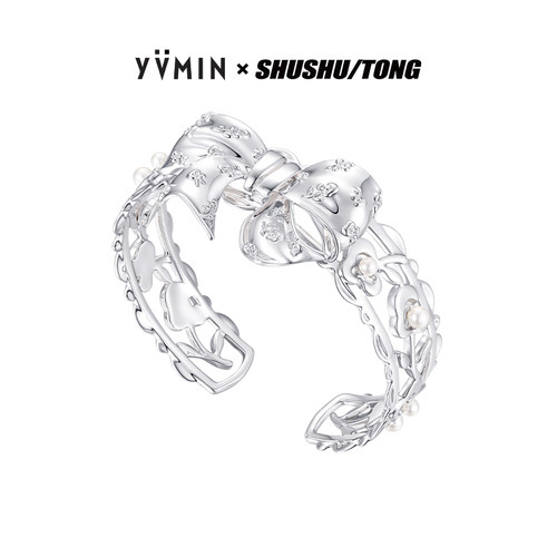 YVMIN尤目 x SHUSHUTONG  蝴蝶结金属臂环生日礼物