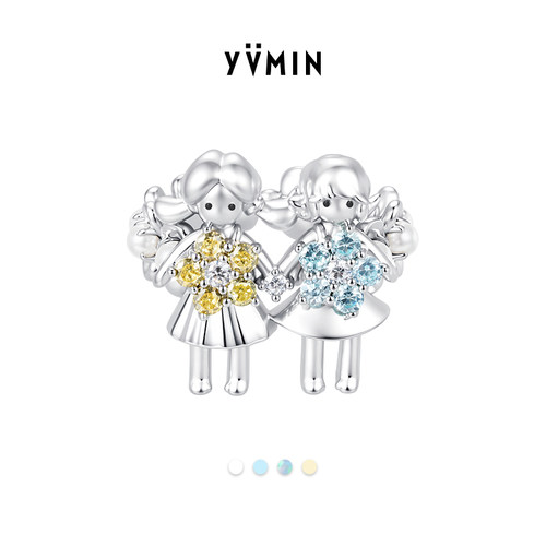 YVMIN尤目 mini女孩星星戒指女设计师首饰生日七夕礼物新品