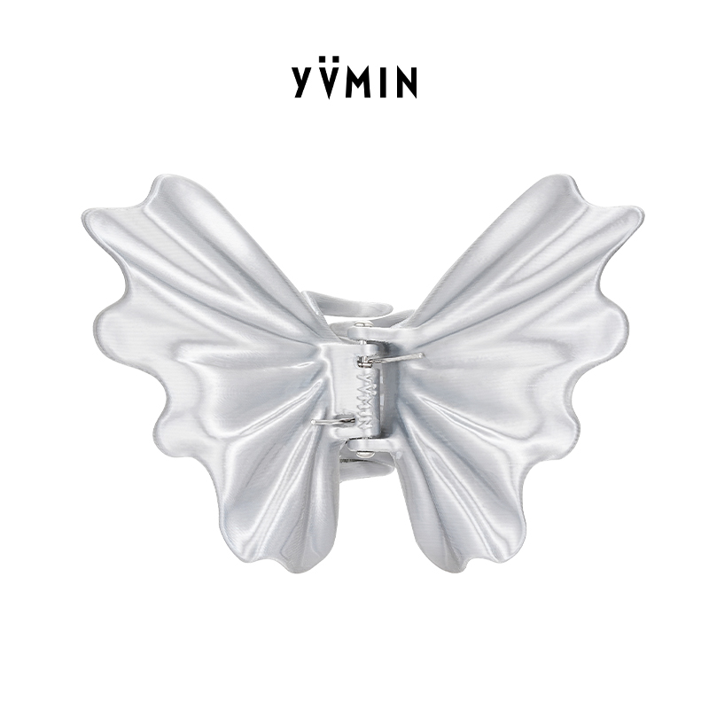 YVMIN尤目贝壳蝴蝶结抓夹