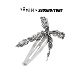 做旧蕾丝蝴蝶结BB夹发夹发卡生日礼物 SHUSHUTONG YVMIN尤目