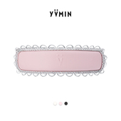 YVMIN尤目 花边包镶皮革弹簧夹发夹发卡情人节生日礼物设计师新品