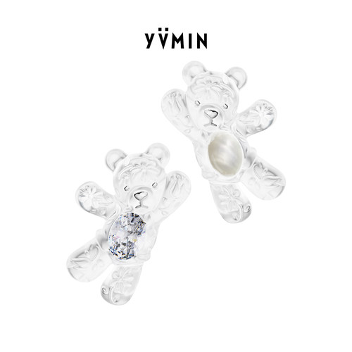 YVMIN尤目 窗花小熊bb夹发卡发夹女生日礼物设计师新品