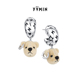 YVMIN尤目 熊头C型耳坠耳环设计师情人节生日礼物