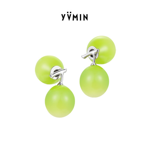 YVMIN尤目 葡萄耳钉耳环女设计师新品生日礼物