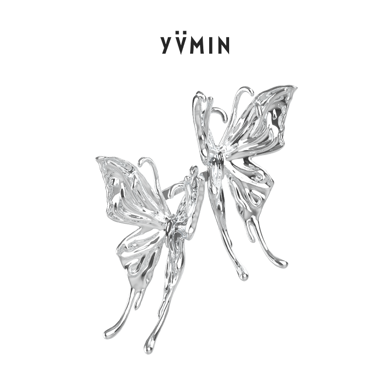 尤目开口戒指YVMIN蝴蝶